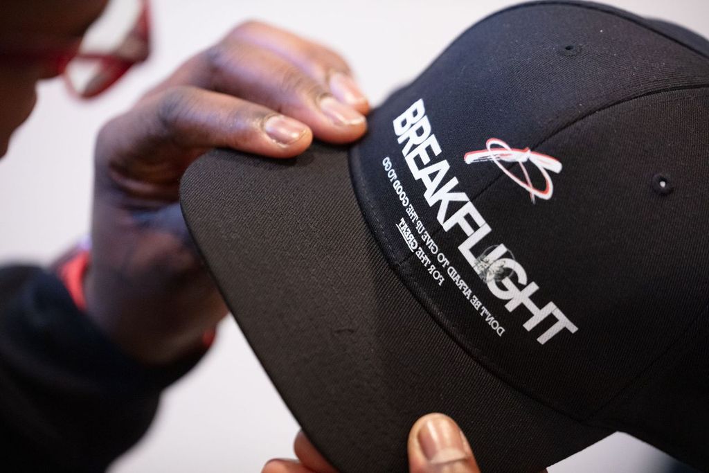 Black Hat with personalized message