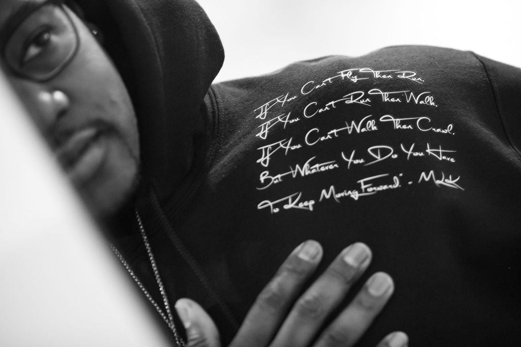 Black Sweater with personalized message